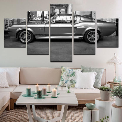 Ford Mustang 5 Panel Canvas Print Wall Art - GotItHere.com