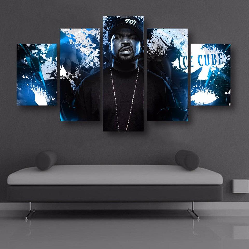 Ice Cube 5 Panel Canvas Print Wall Art - GotItHere.com