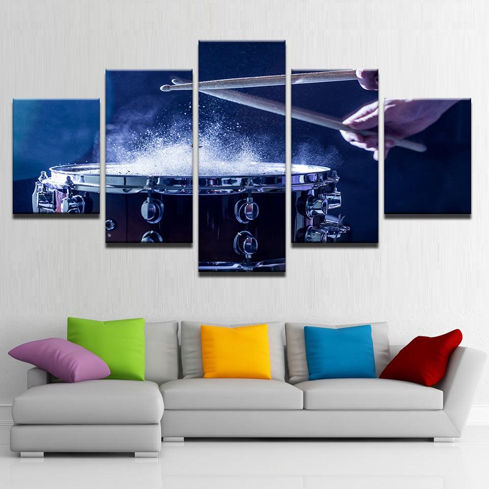 Snare Drum 5 Panel Canvas Print Wall Art - GotItHere.com