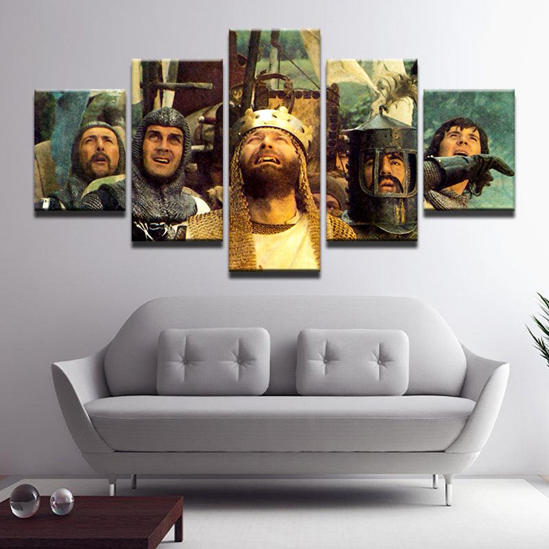 Monty Python and the Holy Grail 5 Panel Canvas Print Wall Art - GotItHere.com