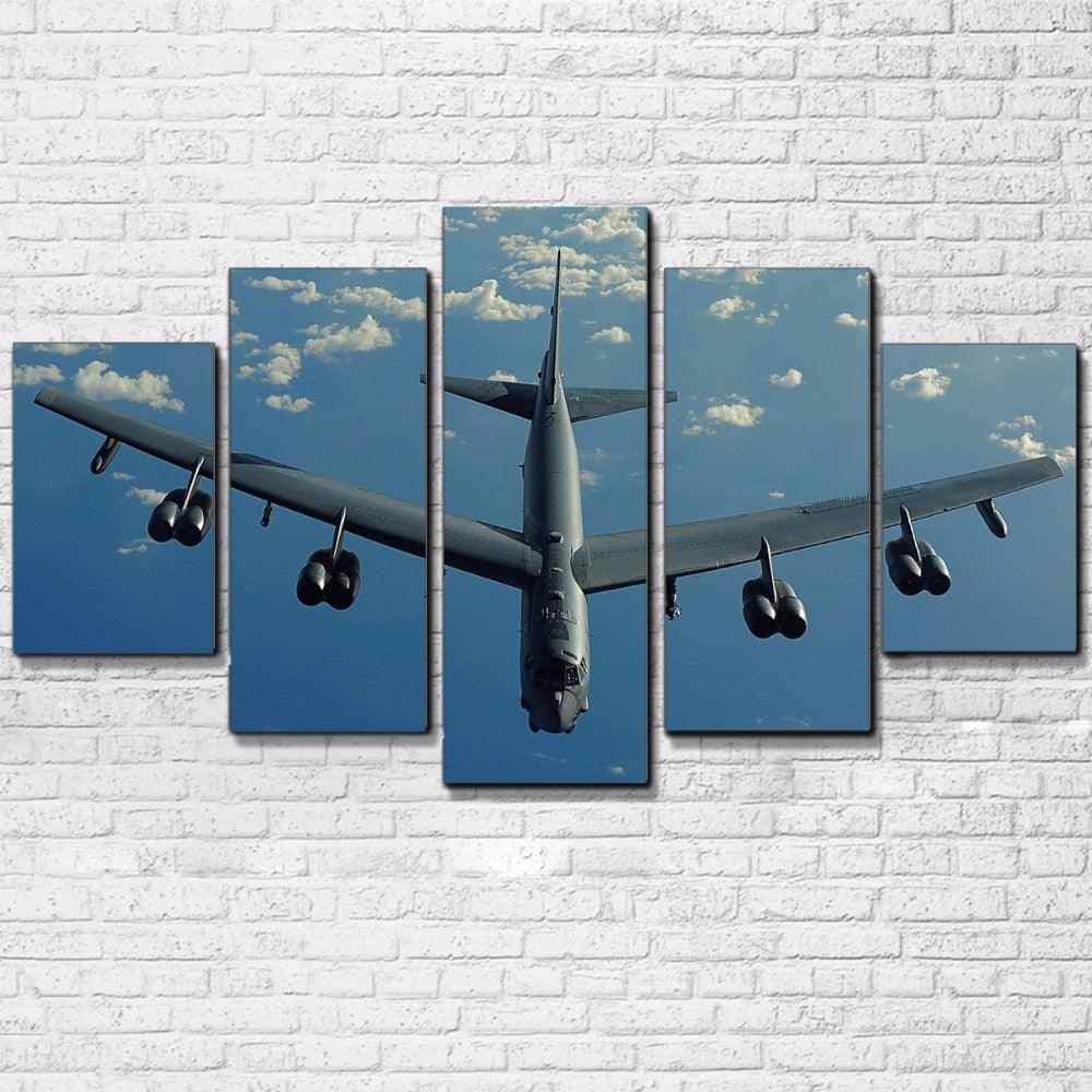 B-52 Bomber 5 Panel Canvas Print Wall Art - GotItHere.com