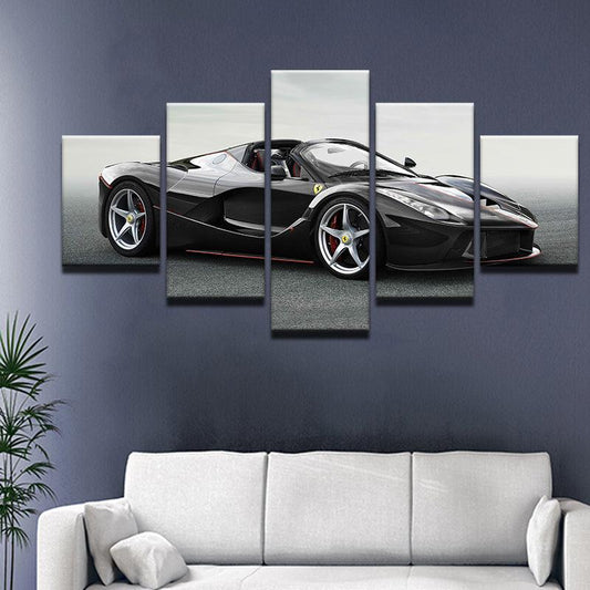 Ferrari LaFerrari Aperta 5 Panel Canvas Print Wall Art - GotItHere.com