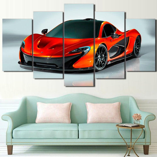McLaren P1 5 Panel Canvas Print Wall Art - GotItHere.com