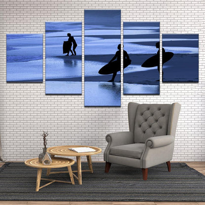 Skim Boards 5 Panel Canvas Print Wall Art - GotItHere.com